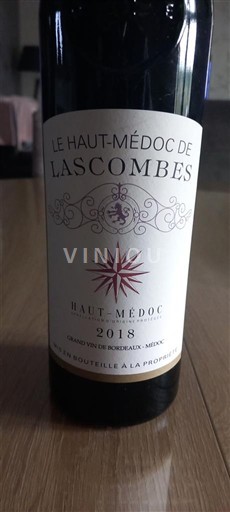 Bordéus Haut-Médoc Lascombes Le Haut-Médoc de Lascombes 2018