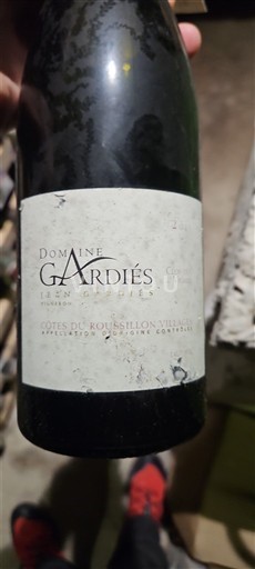 Roussillon Côtes du Roussillon Villages Domaine Gardiés 2011