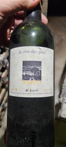 Languedoc Faugères Jorgeuil La Côte des Pins 2011