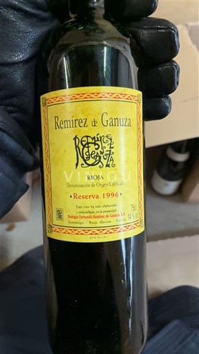 La Rioja rioja Remírez de Ganuza Reserva 1996