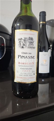 Bordeaux Château Pinasse Sélection 2005