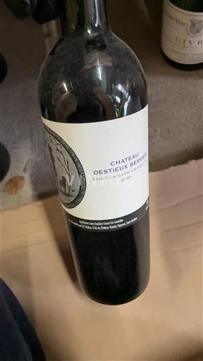 Bordeaux Saint-Émilion Grand Cru Château Stieux Berger 2004