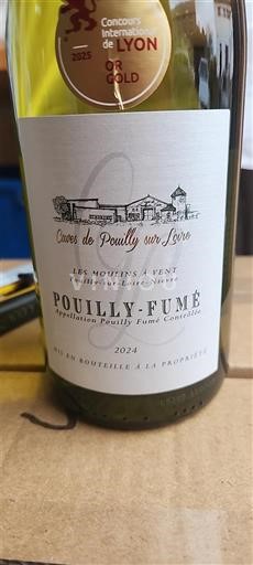 Loiren laakso Pouilly-fumé Cave de Pouilly-sur-Loire Les Moulins à vent 2024