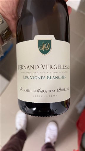 Burgundi Pernand-vergelesses Domaine Maratray-Dubreuil Les Vignes Blanches 2024