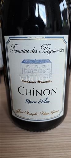 Valle della Loira Chinon Domaine Des Béguineries Réserve d'Élise 2020
