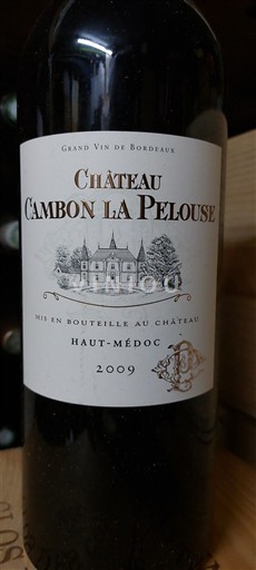 Bordeaux Haut-Médoc Château Cambon la Pelouse 2009