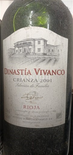 La Rioja rioja Dinastía Vivanco Selección de Familia 2001