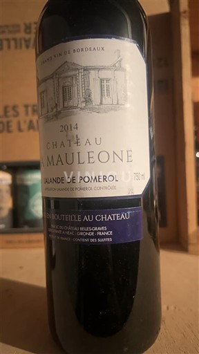 Bordeaux Lalande-de-Pomerol Château Mauleoné 2014