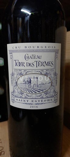 Bordeaux Saint-Estèphe Château Tour des Termes 2016