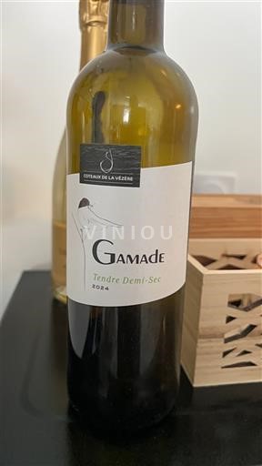 Jihozápad Nespecifikováno Coteaux de la Vézère Gamade Tendre Demi-Sec 2024