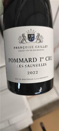 Burgund Pommard Premier Cru Françoise Caillet Les Saussilles 2022
