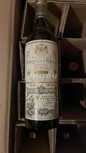 Ла-Ріоха Ріоха Marqués de Riscal Reserva 2002