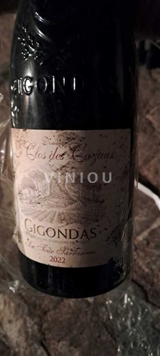 Vale do Ródano Gigondas Clos des Cazaux La Tour Sarrasine 2022