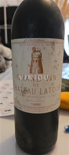 Burdeos Pauillac Château Latour Grand Vin 1992