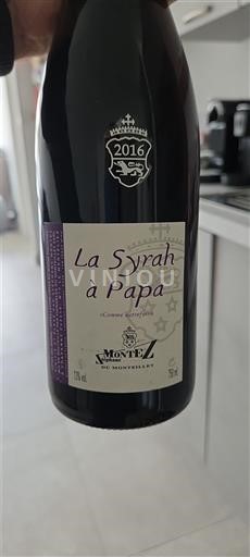 Alpit ja Rhônen maat Rhodanien rinteet Domaine Montez La Syrah à Papa 2016