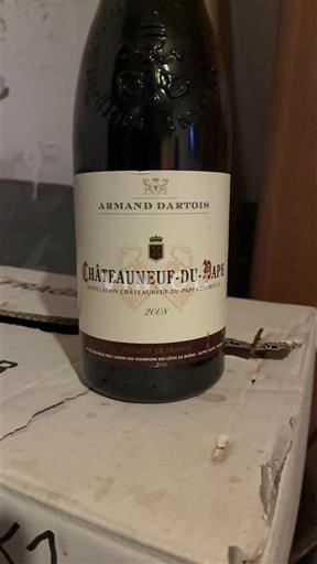 Valle del Ródano Châteauneuf-du-Pape. Armand Dartois 2008