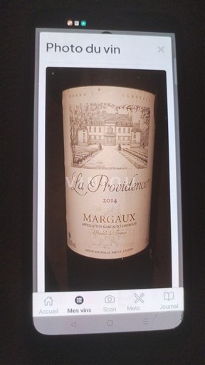 Bordeaux Margaux La providence  2014