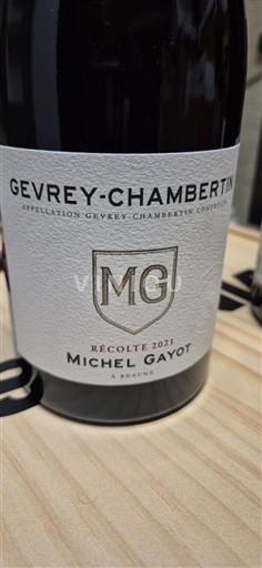 Bourgogne Gevrey-chambertin Michel Gayot 2021