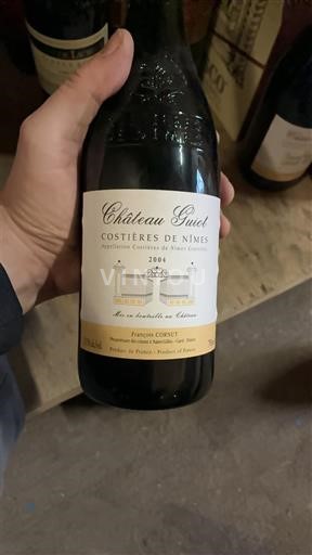 Rhônen laakso Nîmesin viinialue Château Guiot 2004
