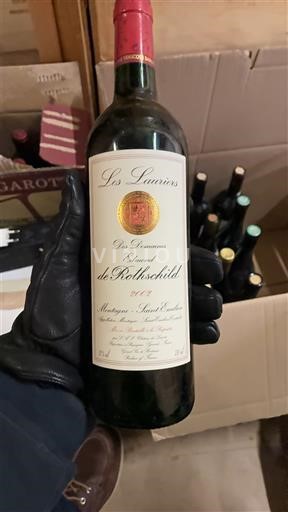 Bordeaux Montagne-saint-émilion Baron Edmond de Rothschild Les Lauriers 2002
