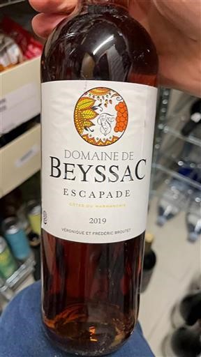Sydväst Côtes-du-marmandais Domaine Beyssac Escapade 2019
