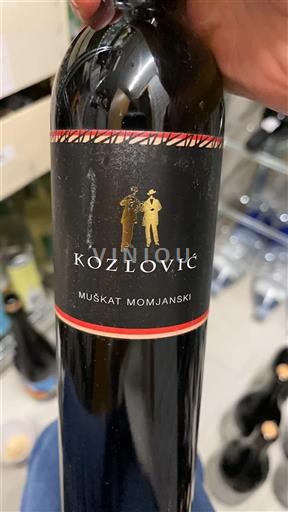Rượu vang Blanc sec Muškat Momjanski Kozlovic 2018 Croatia Istria Không được chỉ định