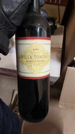 Сицилія Villa Tonino Nero d'Avola 2003