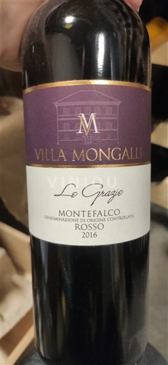 Viinit Rouge sec Le Grazie Villa Mongalli 2016 Italia Veneto Montello Rosso DOCG