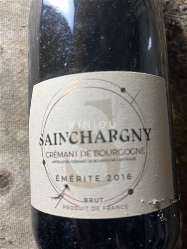 Burgundy Crémant de Bourgogne Sainchargny Émérite 2016