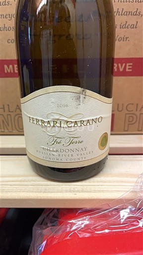 Weine Blanc sec Tre Terre Ferrari-Carano 2016 USA Kalifornische AVA Russian River Valley AVA