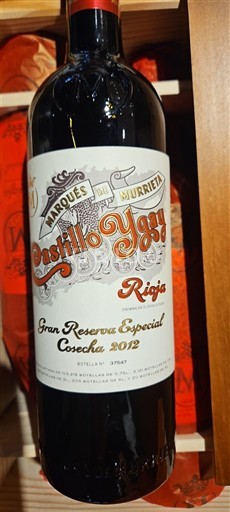 La Rioja rioja Marqués de Murrieta Castillo Ygay Gran Reserva Especial 2012