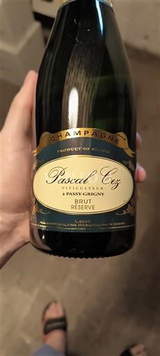 Šampanja Šampanjec Pascal Cez Brut Réserve Neleten.