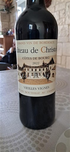 Bordeaux Côtes-de-bourg Château Christomanos Vieilles Vignes 2022
