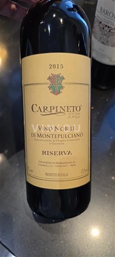 Tuscany Vino Nobile di Montepulciano Carpineto Riserva 2015