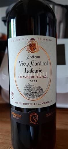 Bordeaux Lalande-de-Pomerol Château Vieux Cardinal Lafaurie 2021