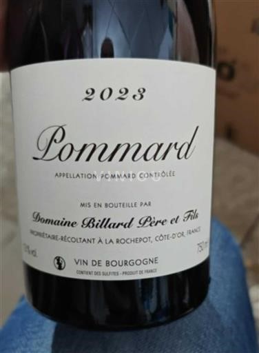 Burgundsko Pommard Domaine Billard Père et Fils 2023