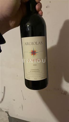 Сардинія Каннонау ді Сардинія Argiolas Costera 2002