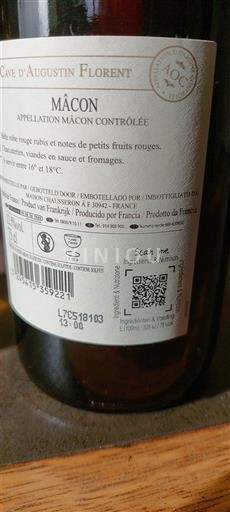 Burgundi Mâcon ja Mâcon-kylät Cave d'Augustin Florent 2023