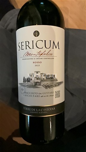 Wines Rouge sec Sericum Terre de la Custodia 2023 Italy Veneto Montello Rosso DOCG
