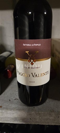 Тоскана Морелліно ді Скансано Fattoria Le Pupille Poggio Valente 2022