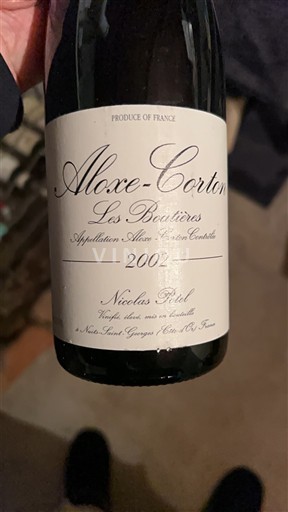 Borgoña Aloxe-Corton Nicolas Potel Les Boutières 2002