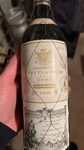 La Rioja Rioja Marqués de Riscal Gran Reserva 1998