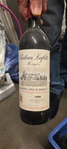 Bordeaux Premières Côtes de Bordeaux Château Lafitte Menysin 1990