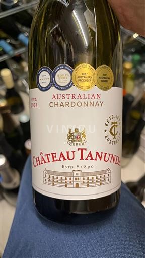 Vin Blanc sec Australian Chardonnay Château Tanunda 2024 Australie Australie-Méridionale Barossa Valley