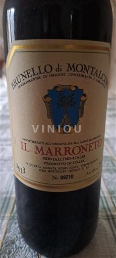 Toskana Brunello di Montalcino Il Marroneto 2013