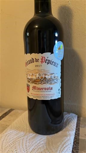 Languedoc Minervois Péraud de Pépieux 2017
