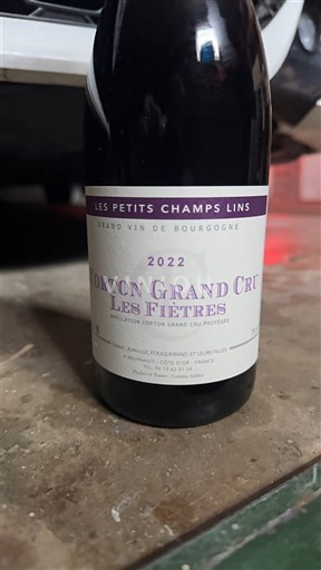 Burgundi Corton Grand Cru Les Petits Champs Lins Les Fiètres 2022