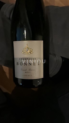 Champagne Champagner Champagne Bonnet Grande Réserve Les Riches Ohne Jahrgang