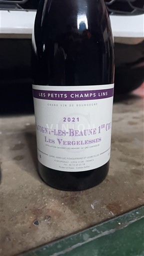 Bourgondië Savigny-lès-Beaune Premier Cru Les Petits Champs Lins Les Vergelesses 2021