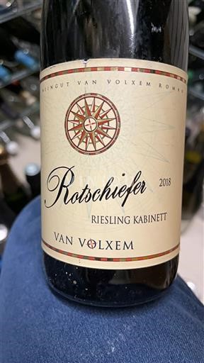 Mosela Mosel Van Volxem Rotschiefer 2018